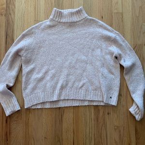 3/$18🔹AE Baby Pink Mock Turtleneck Crop Sweater